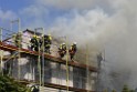 Dachstuhlbrand Koeln Poll Geislarerstr P270